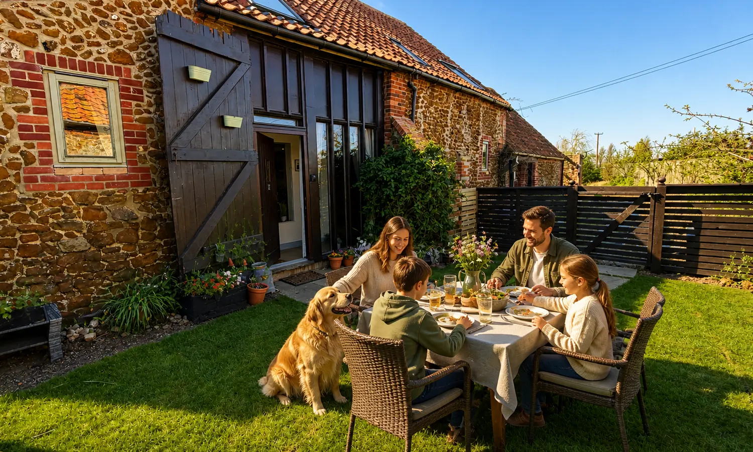 The Old Barn self-catering cottage near Heacham beach, Norfolk