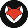 Transparent Holiday Fox logo
